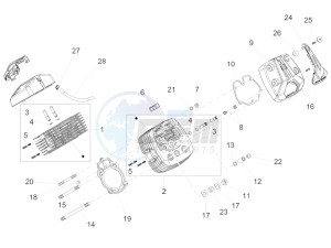 V7 II Racer ABS 750 drawing Cylinder head