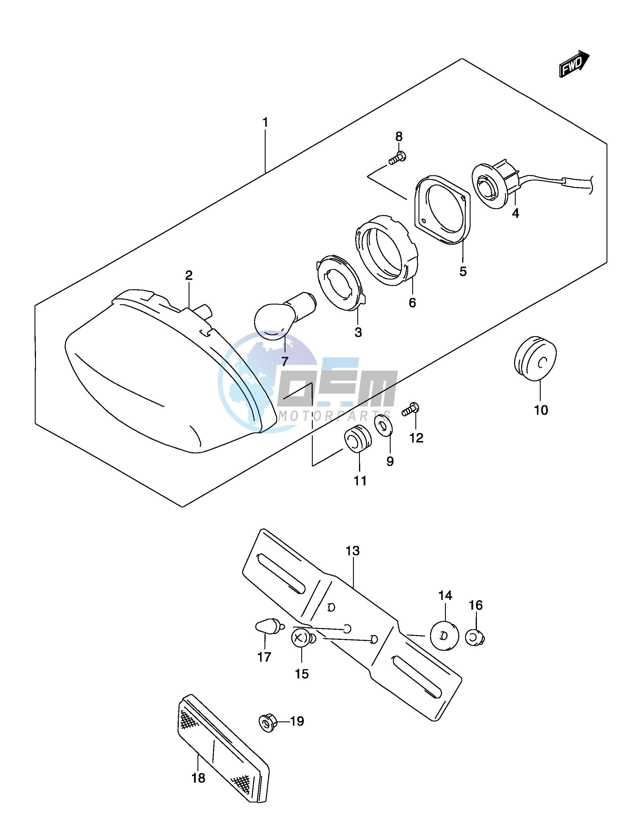 REAR COMBINATION LAMP