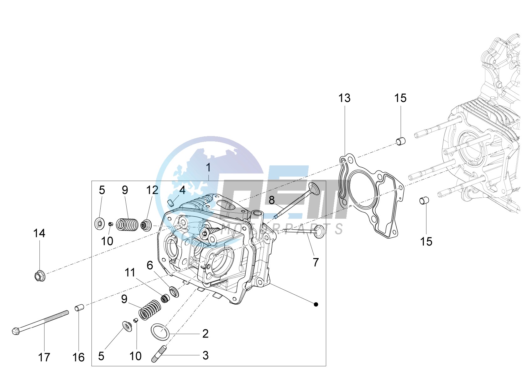 Cilinder head unit - Valve