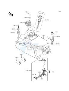 KLF 300 B [BAYOU 300] (B1-B4) [BAYOU 300] drawing FUEL TANK