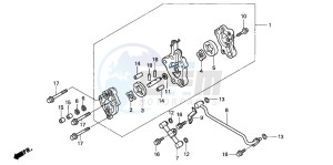 TRX350FM FOURTRAX drawing OIL PUMP