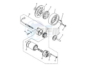 XV VIRAGO 535 drawing STARTER