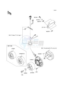 KX 125 M (M3) M3 drawing GENERATOR