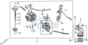 FIDDLE II 50 drawing CARBURATOR