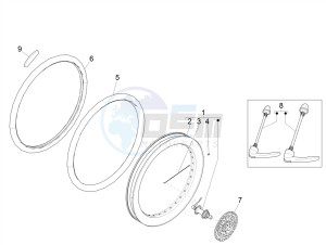 Wi-Bike Uni Deore Comfort 2017 (NAFTA) drawing Front wheel