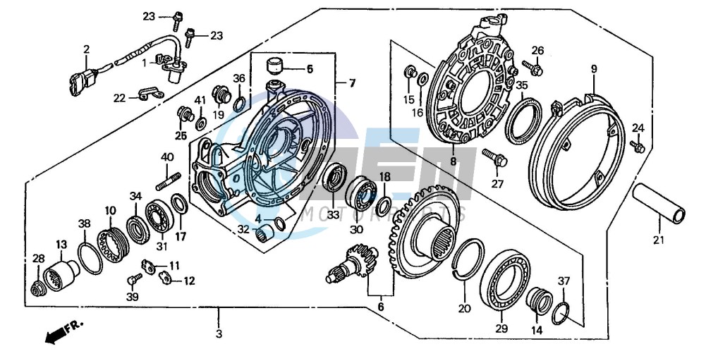 FINAL DRIVEN GEAR (ST1100AN/AP/AR)