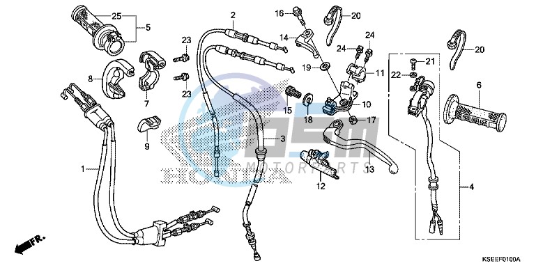 HANDLE LEVER/SWITCH/CABLE