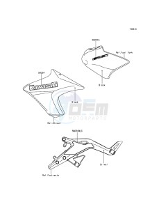 ER-6N ER650EDS XX (EU ME A(FRICA) drawing Decals(Black)