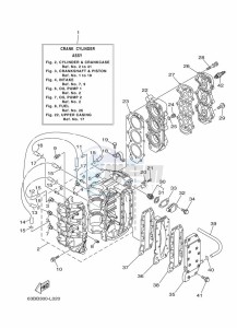 40VEOL drawing CYLINDER--CRANKCASE