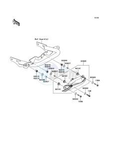 KFX450R KSF450BBF EU drawing Taillight(s)