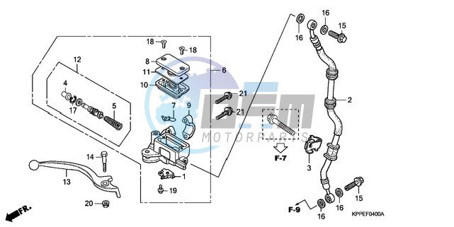 FR. BRAKE MASTER CYLINDER