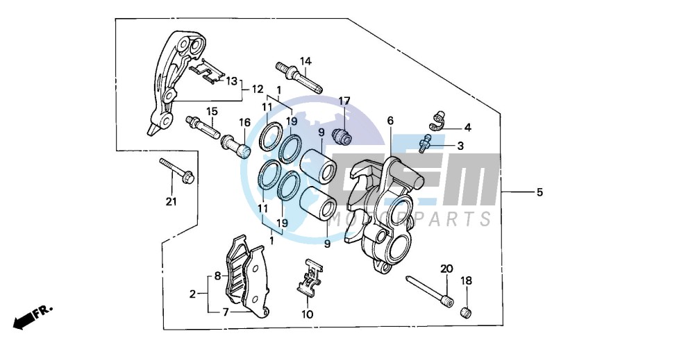 FRONT BRAKE CALIPER