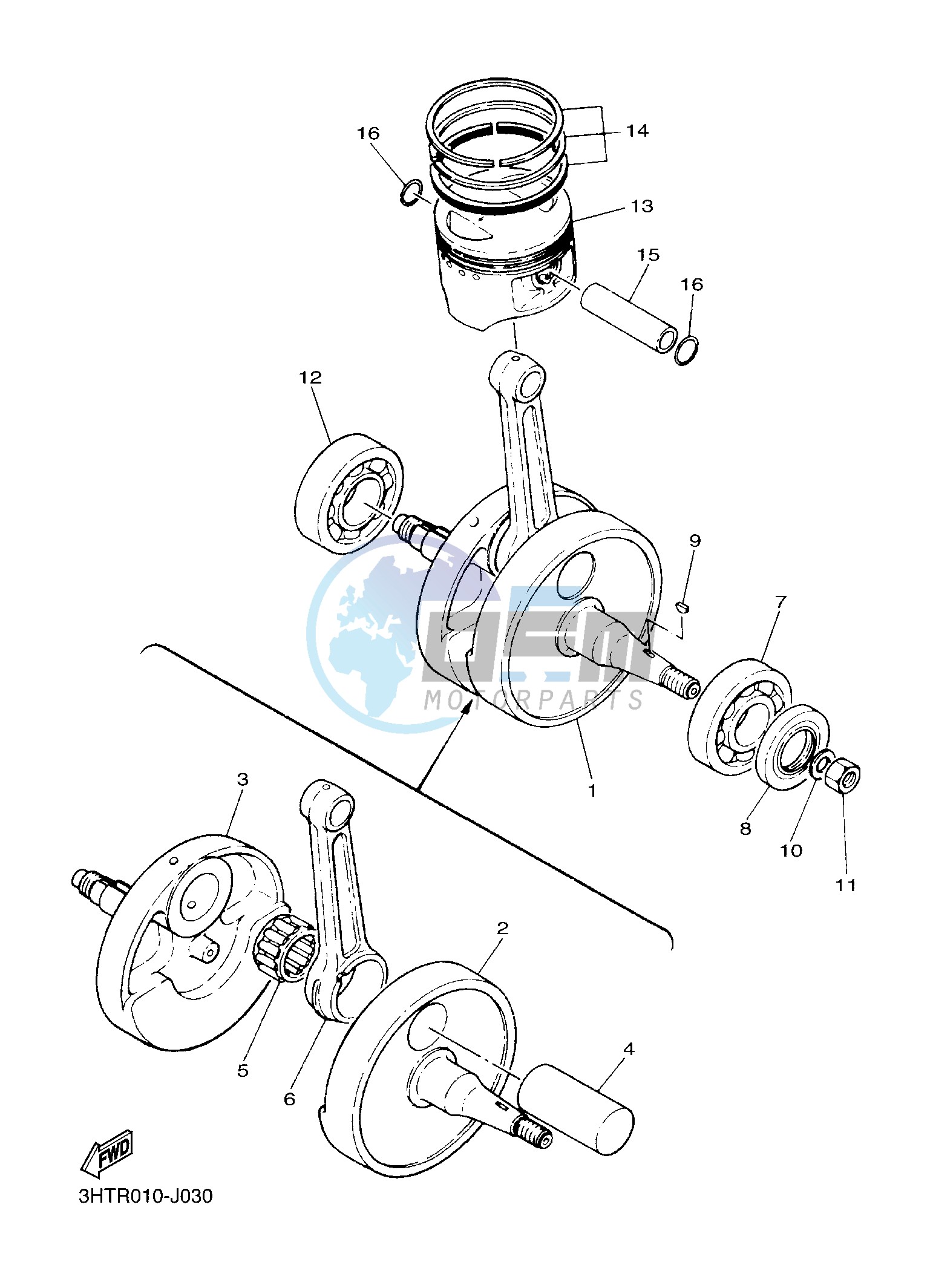 CRANKSHAFT & PISTON