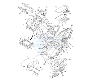 YZF R6 600 drawing FENDER