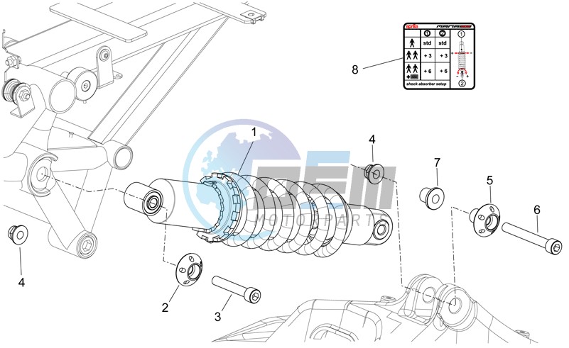 Rear Shock absorber