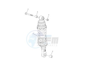 FZ1 1000 drawing REAR SUSPENSION