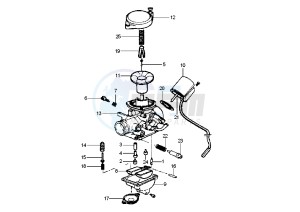 ET4 50 drawing Carburetor