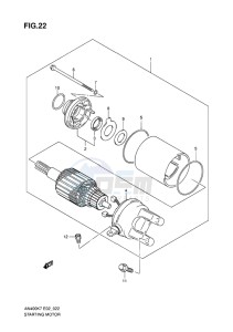 AN400Z ABS BURGMAN EU-UK drawing STARTING MOTOR