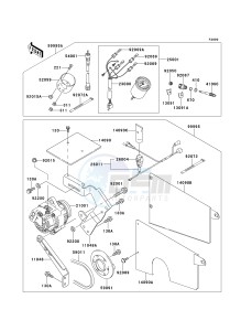 KAF 620 B [MULE 2520 TURF] (B6) [MULE 2520 TURF] drawing OPTIONAL PARTS-- GENERATOR&METER- -