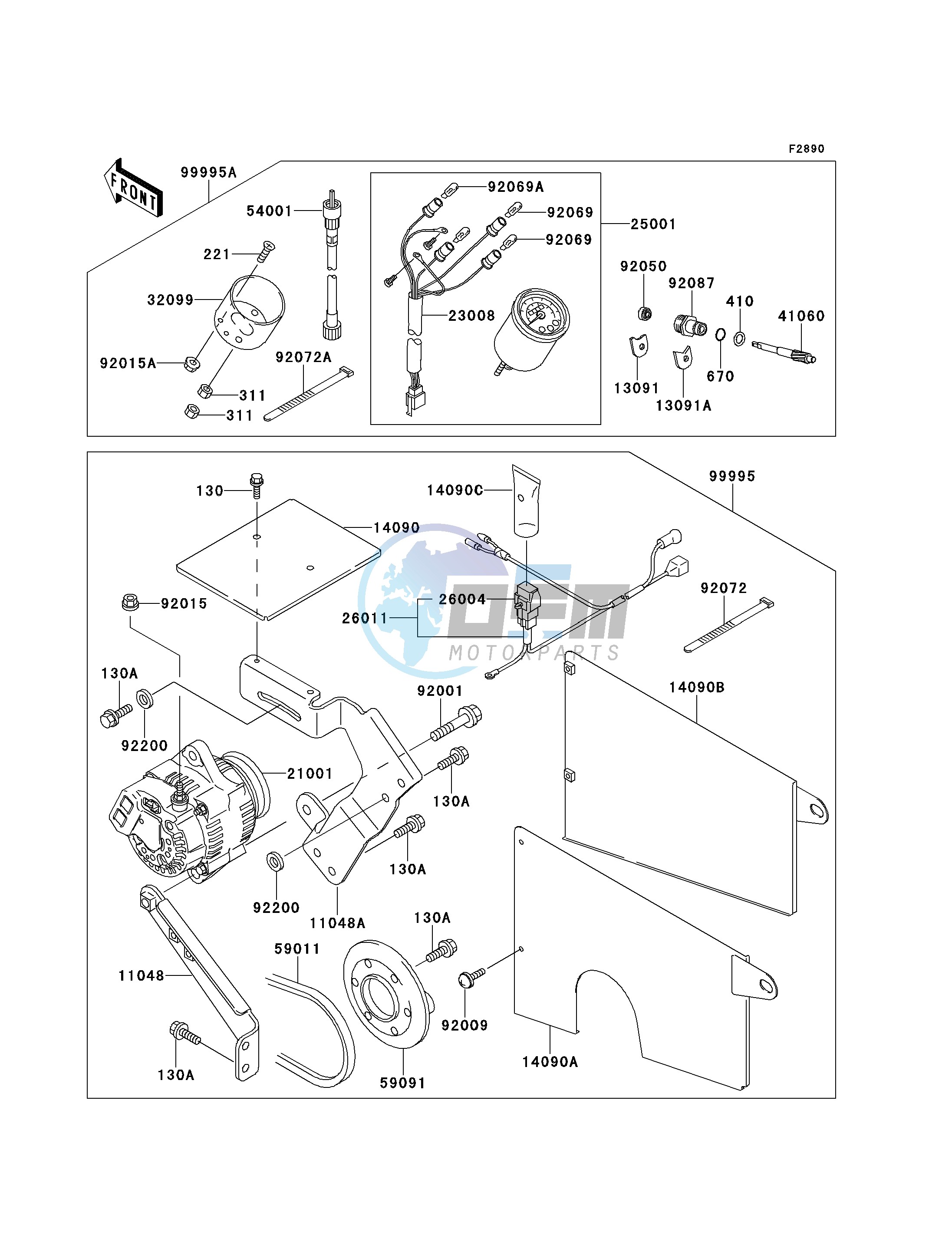 OPTIONAL PARTS-- GENERATOR&METER- -