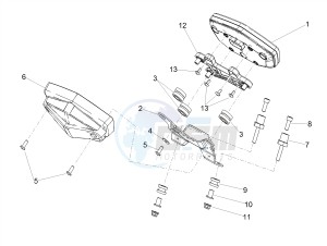 SHIVER 900 E4 ABS NAVI (NAFTA) drawing Instruments