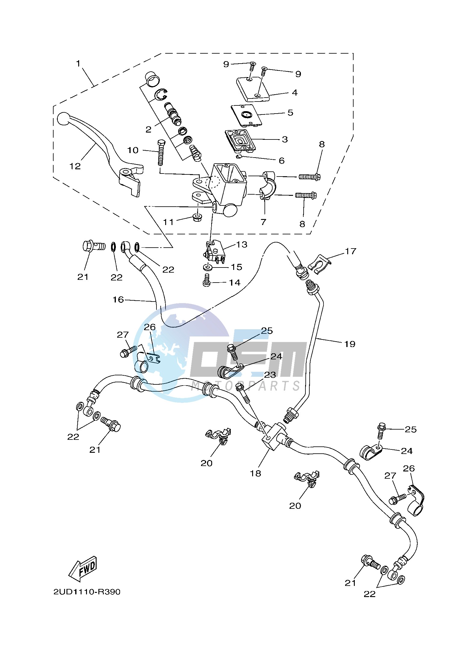 FRONT MASTER CYLINDER