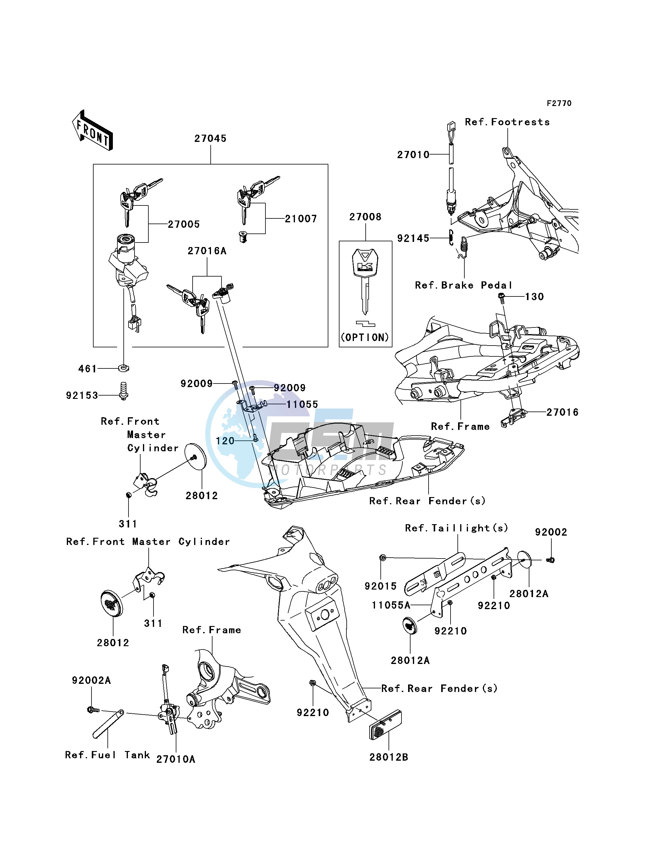 IGNITION SWITCH_LOCKS_REFLECTORS