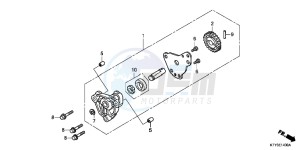 CBR125RSD CBR125RS UK - (E) drawing OIL PUMP