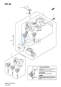 AN650 drawing LOCK SET