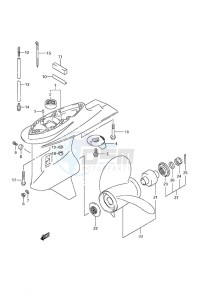 DF 70A drawing Gear Case