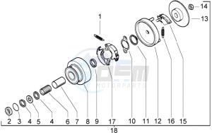 Ciao 50 Euro 1 drawing Clutch unit