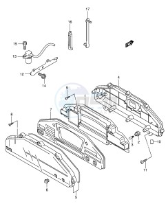 AN650 (E2) Burgman drawing SPEEDOMETER (AN650AK4)