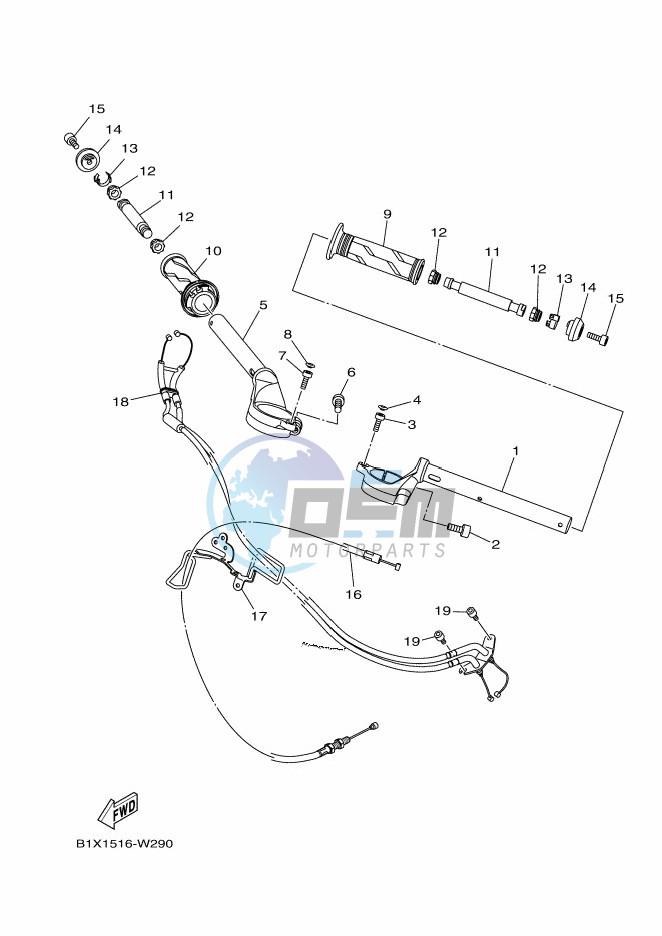 STEERING HANDLE & CABLE