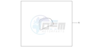 SH300A9 France - (F / ABS CMF) drawing TOP BOX PAD