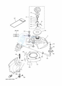 F2-5BMHL drawing CARBURETOR