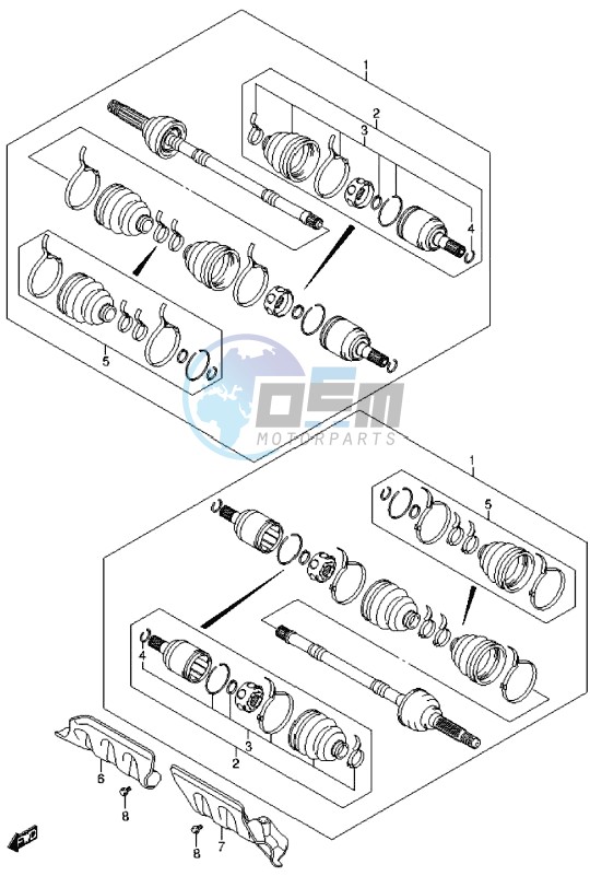 FRONT DRIVE SHAFT