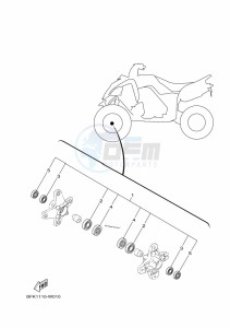 YFM700R (BMD7) drawing MAINTENANCE PARTS KIT