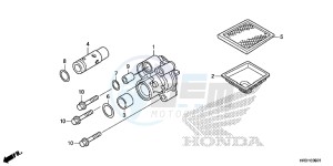 TRX420TM1H Europe Direct - (ED) drawing OIL PUMP (TRX420FE1/FM1/FM2/TE1/TM1)