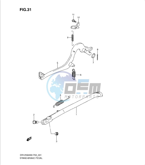 STAND-BRAKE PEDAL