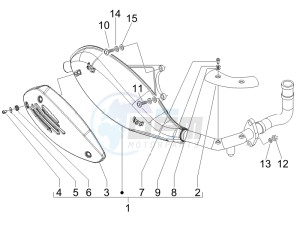 LX 150 4T USA drawing Silencer