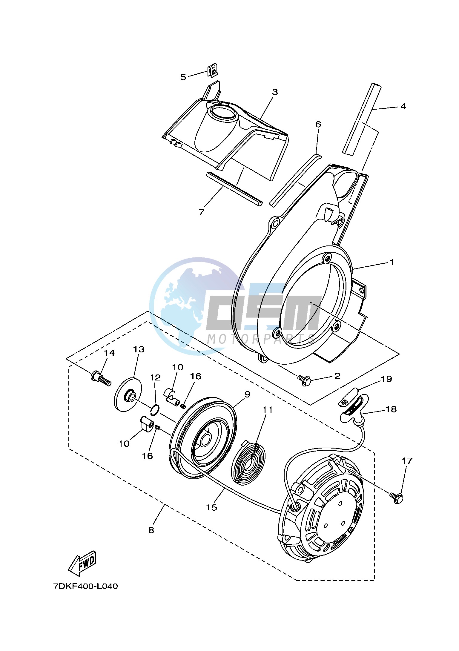 AIR SHROUD & STARTER