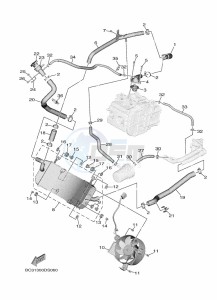 XP530D-A  (BC3E) drawing RADIATOR & HOSE