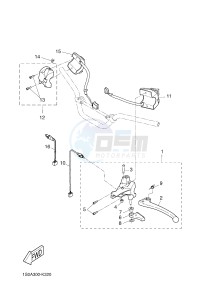 EW50N STUNT (3C7A) drawing HANDLE SWITCH & LEVER