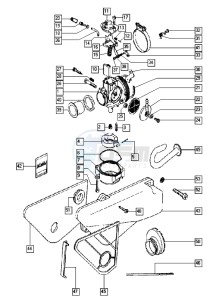 QUADRO_EX_L0-L1 50 L0-L1 drawing Carburator