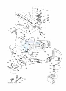 YZF320-A YZF-R3 (B7PD) drawing FRONT MASTER CYLINDER