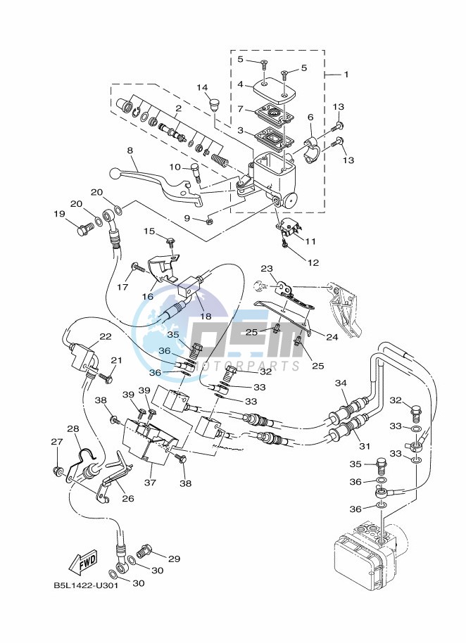 FRONT MASTER CYLINDER