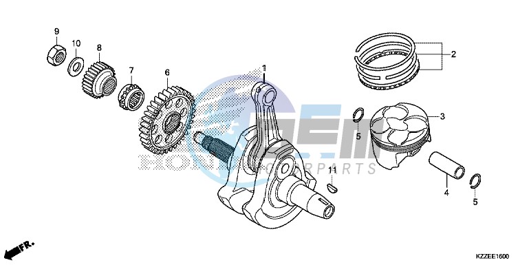 CRANKSHAFT/ PI STON