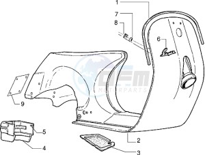 PX 125 E drawing Frame