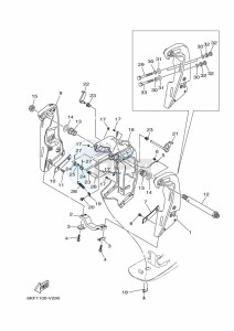 F225J drawing FRONT-FAIRING-BRACKET