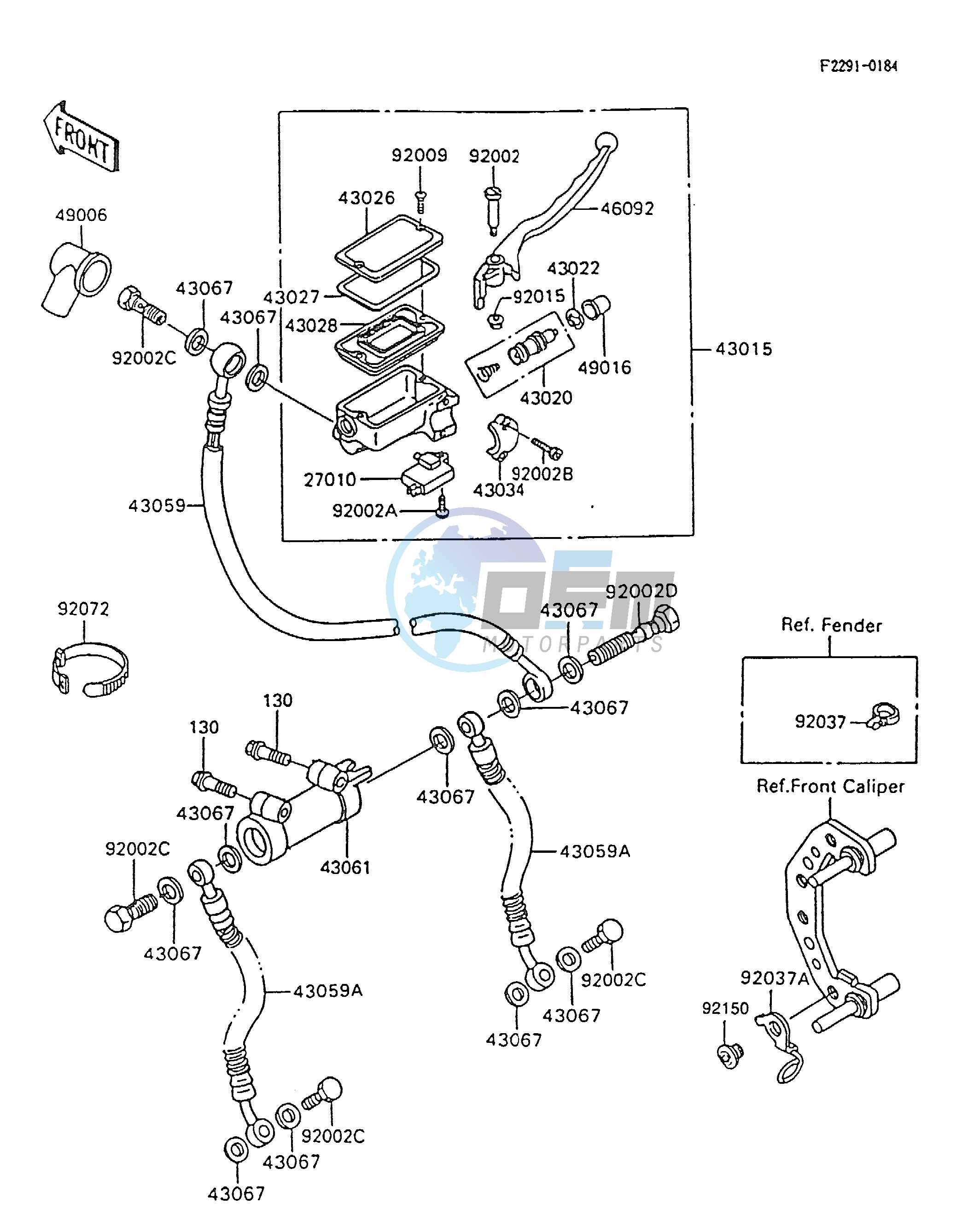 FRONT MASTER CYLINDER